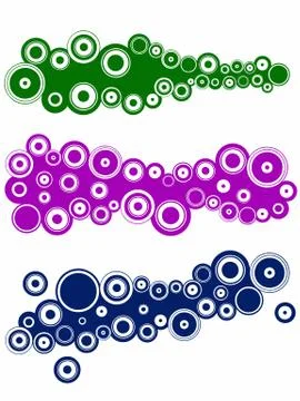 3 Landscape elements Illustrazione stock