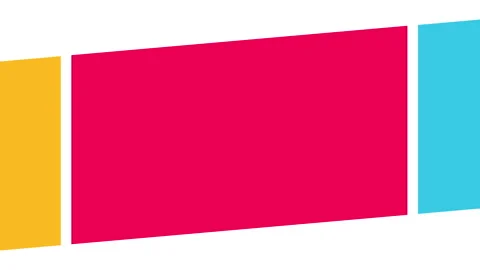 3 large rectangle for background text and slides Stock Footage 242585435