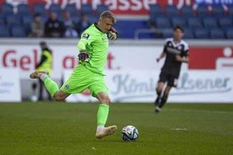  3. Liga, MSV Duisburg - Arminia Bielefeld, 21.10.2023 Jonas Kersken (Armi... Stock Photos