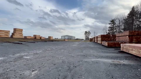3 - lumber yard 10sec Stock Footage 170802603