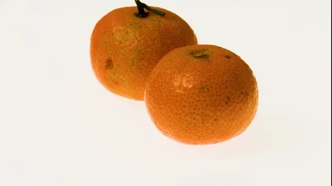 3 mandarins Stock Footage 103463320