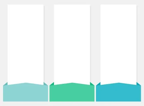 3 options infographics vector web template Stock Illustration