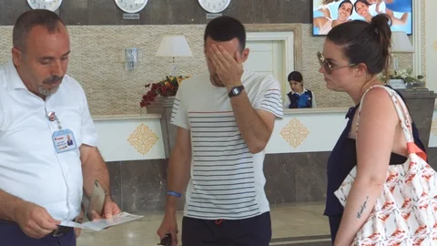 3 people talking Stock Footage 111141846