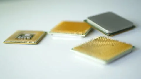 3 PGA processors focus shifting Stock Footage 142190106