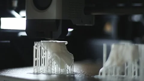 3 printer prints the item Stock Footage 309759667