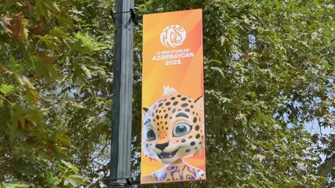 3 rd CIS Games - Preparing for the games in the city Video stock 316556461