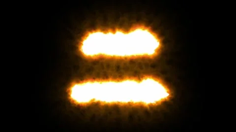 A 3-second countdown in Chinese numerals bursting with flames Stock Footage 301428013