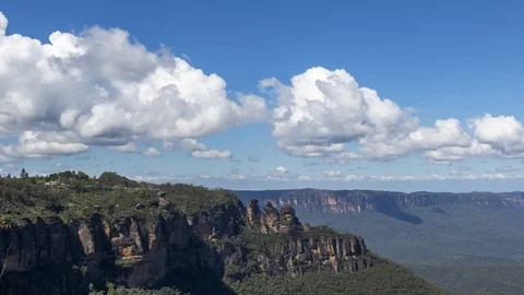 3 Sisters Australia Stock Footage 81846396