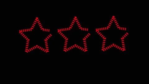 3 star animation background,best animation in 4k. Stock Footage 201371411