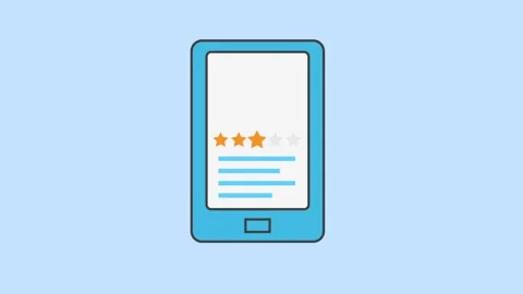 3 Star Rating Customer Feedback Concept Stock Footage 258877309