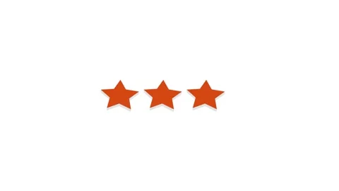 3 Star rating customer feedback concept Stock Footage 260587131