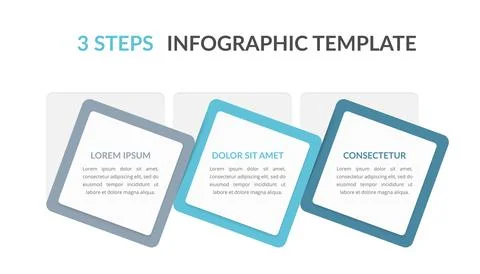 3 Steps - Infographic Template Stock Illustration
