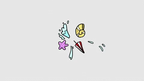 3 summer Fx elements Stock Footage 201543060