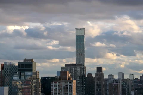 3 Sutton Place Cloudscape Stock Footage 159727283