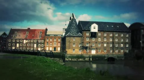 3 three mills dramatic Stock Footage 10891567