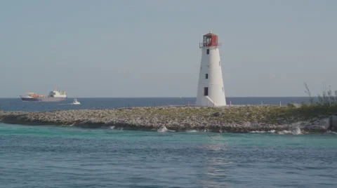 3 tracking shots of a lighthouse Stock Footage 36007322
