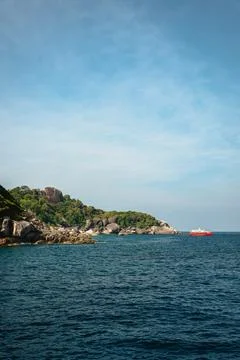 3 Tree Diving spot of Similan Stock Photos