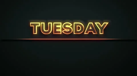 3 - TUESDAY - ALL Video stock 10833570