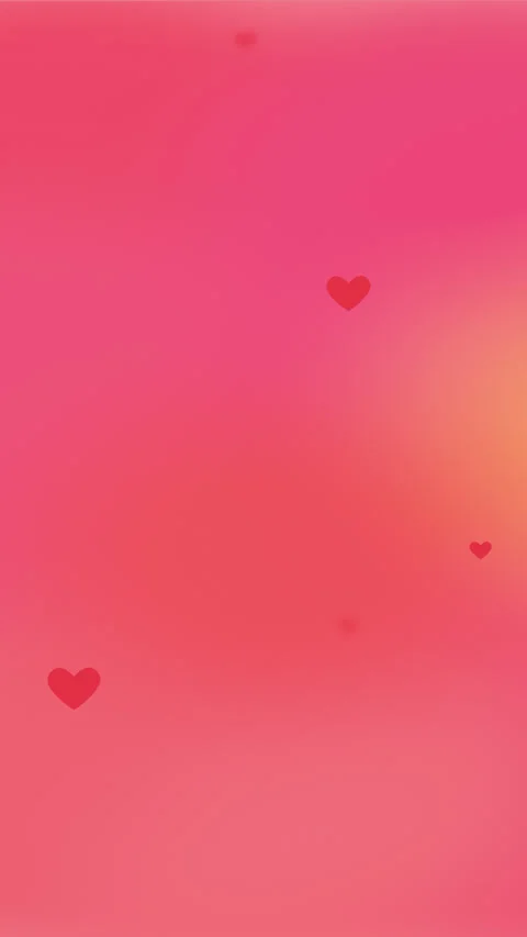 3 vertic gradient hearts Video stock 298210511