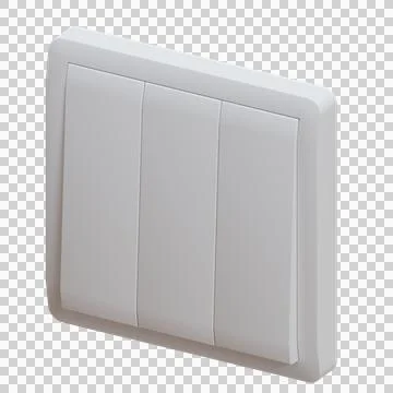 3 Way Switch 3D Render Illustration Stock Illustration