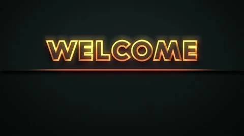 3 - WELCOME - ALL Video stock 10833589