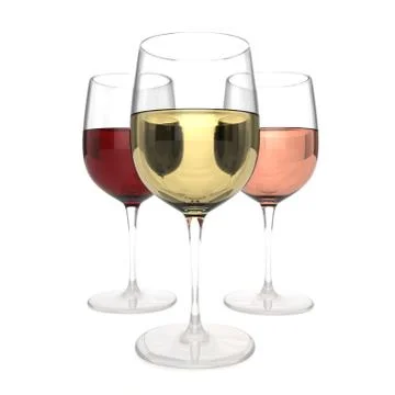 3 Wines Stock Illustration