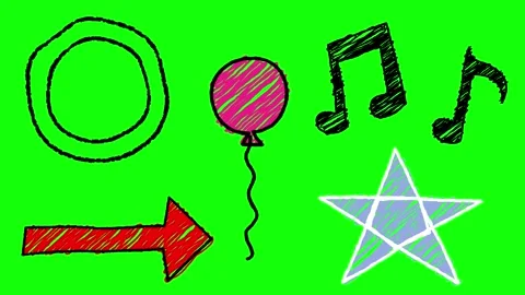 30 Animated Doodles Stock Footage 307880485
