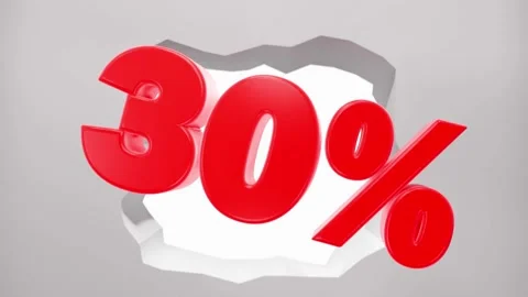 30% Stock Footage 264155338