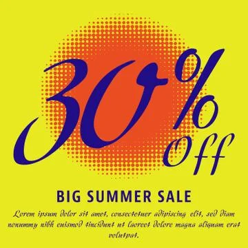 30 off Stock Illustration