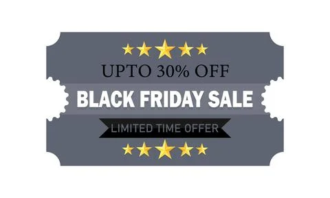 Up to 30% Off Limited Time Offer Stock-Illustration