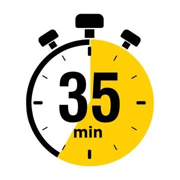 30 minute Timer, clock, stopwatch isolated icons. Countdown timer symbol. Stock-Illustration