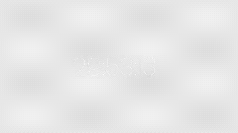 30 minutes timer alpha channel Stock Footage 324562683