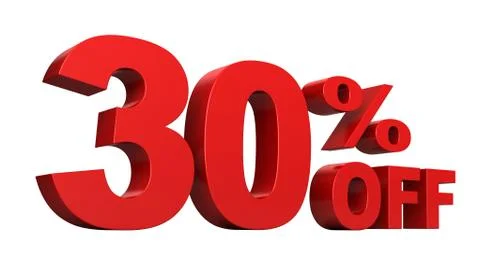 30 Percent Off Stock Illustration