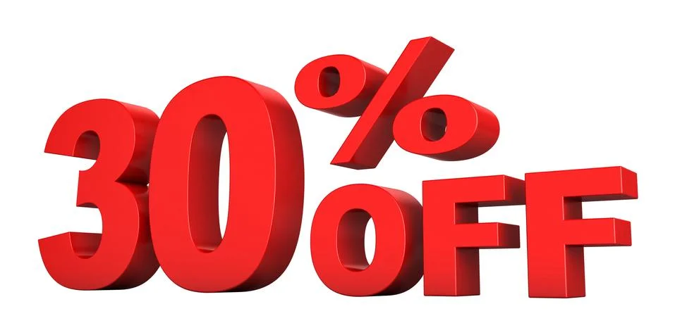 30 Percent Off Stock Illustration