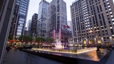 30 Rock Timelapse Stock Footage 80882266