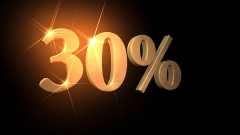 30% Sale Background Stock Footage 80170868