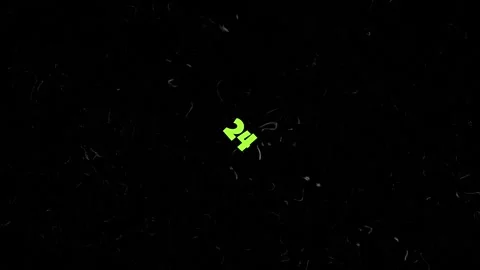 30 Sec Timer Bold Numbers Stock Footage 312745310