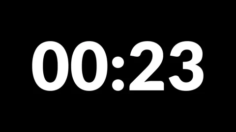 30 Second count clock time video animation vector design. Video stock 306814068