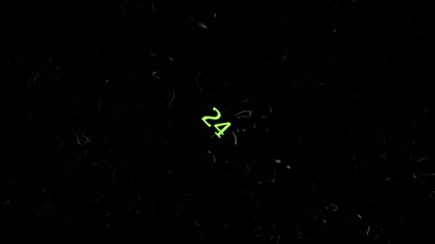30 Second Countdown Bold Numbers Stock Footage 312745336