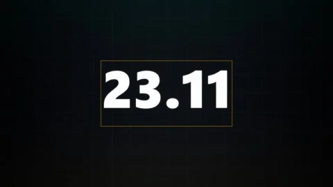 30 Second Countdown Glitch with digital distortion and tech artifacts for hig Stock Footage 345620299