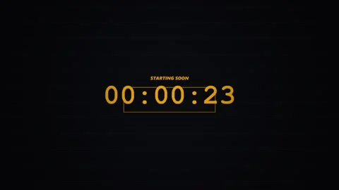 30 Second Countdown Glitch with dynamic digital noise and futuristic distorti Stock Footage 345620376