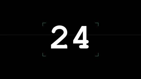 30 Second Countdown Glitch featuring digital distortion and technical noise f Stock Footage 345629087