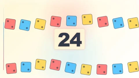 30 Second Countdown Timer - Kids Toy Block Dice 4K Animation Stock Footage 340337466
