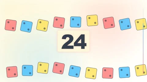 30 Second Countdown Timer - Playful Toy Block Dice 4K Animation Stock Footage 340337793
