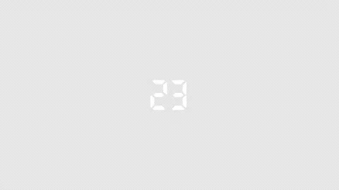 30 second digital countdown  animation from 30 to 0 seconds, countdown video Stock Footage 304398180