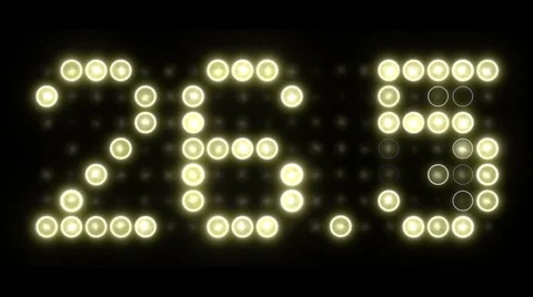 30 Second Scoreboard Countdown - Decimal Stock Footage 48496171
