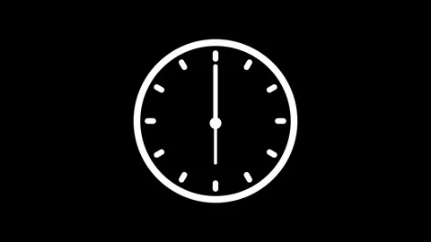 30 second time clock number watch design. 4k Video Stock Footage 306633784