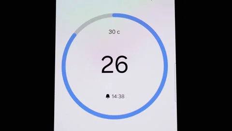 30-Second Timer on Smartphone Stock Footage 293286462