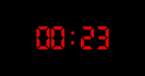 30 Seconds countdown, Day hour minute and second countdown timer, Countdown Stock Footage 327721692