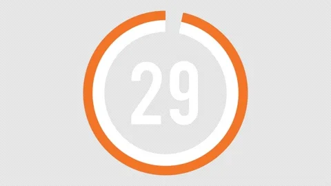 30 seconds countdown timer. 스톡 동영상 172410044